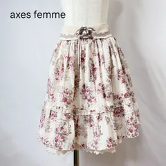 axes femmeアクシーズファム　バラ　花柄　レース　スカート　HIME KAWAII アリス系　ロリータ