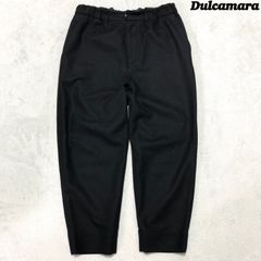 Dulcamara よそいきワイドパンツ イージーパンツ スラックス ウール 1サイズ ブラック 黒 ドゥルカマラ