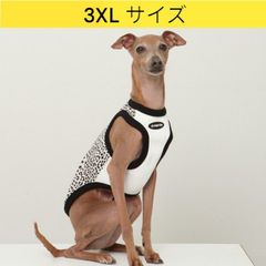 メルカリ イタグレ服 3XL ヒョウ柄 タンクトップ Tシャツ レオパード 小型犬 中型犬 大型犬 春 夏服 doggystar ドッギースター