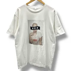 GOD SELECTION XXX ゴッドセレクショントリプルエックス レディーガガプリントTシャツ 半袖 カットソー 20SS 白 ホワイト XLサイズ メンズ 夏 ゴーゴー古着マルイ北千住店 35 No.126Y
