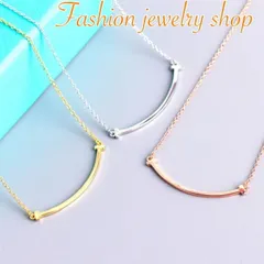 ステンレスチョーカー スマイルチョーカーネックレス アレルギー対応 コーティング