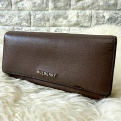 Mulberry （マルベリー）長財布 グレージュ ラウンドファスナー - メルカリ