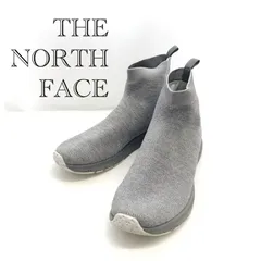 THE NORTH FACE VELOCITY KNIT MID Ⅱ NF51997 ベロシティ ニット ミッド II ゴアテックス インビジブル フィット ユニセックス スニーカー US9 グレー メンズ 靴
