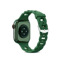 [38/40/41mm/グラスグリーン]Apple Watch バンド ベルト