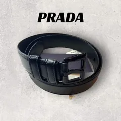 美品 プラダ PRADA ベルト サフィアーノレザー 38/95