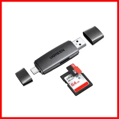 フ ォ ロ ー 割☆彡OTG対応 1台2役 USB3.0 Type-C Microsd 2TBまで大容量カードに対応 SDカードリーダー Android スマホ UGREEN タブレット、MacBook、Windows PCに適用