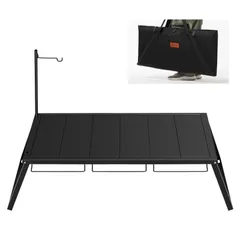 【人気商品】組立不要 ローテーブル 折り畳み 軽量 コンパクト 耐荷重60kg テーブル 焚き火テーブル テーブル 無限拡大 連結可能 テーブル FREE アウトドア ZONE IGT Tableハイキング BBQ キャンプ 収納袋付き DesertFox Iのサムネイル
