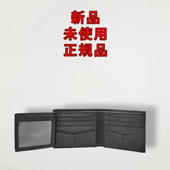 Fossil フォッシル 二つ折り財布 折りたたみ財布 財布 アレン RFID レザー トラベラー ブラック【FO-311】