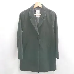 ◇ ⊇ E hyphen world gallery ロング丈 シンプル 長袖 コート サイズＳ ブラック レディース E  【1412260018722】のサムネイル