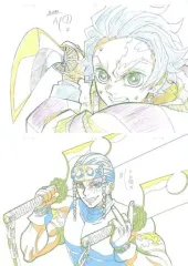 【中古】原画イラストボード 鬼滅の刃 遊郭編 Blu-ray/DVD 3巻 ufotable購入特典 複製原画セット