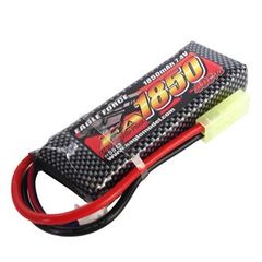 ▲Mini-Sタイプ,1850mAh,7.4V,40C+a,Li-Poバッテリー,5513（ゆうパケット）