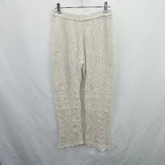 ◇ ⊂ CIAOPANIC TYPY ウエストゴム 綿100% レース イージーパンツ サイズONE アイボリー系 レディース E  【1507030015480】