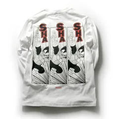 【新品】 BEAMS × F-LAGSTUF-F × ドラゴンボール / ビームス × フラグスタフ × DRAGON BALL　ロンT 長袖 Tシャツ カットソー ベジータ サイヤ人 白 ホワイトのサムネイル