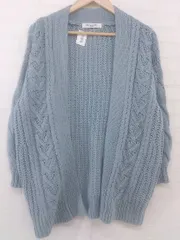 ◇ ems excite エムズエキサイト ニット 長袖 ガウンカーディガン サイズM グレー系 レディース P  【1301060007565】