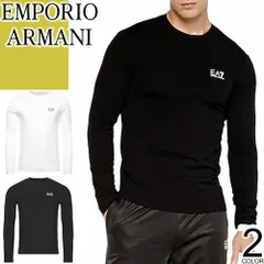エンポリオ アルマーニ EMPORIO ARMANI ロンT メンズ 2025年秋冬新作 Tシャツ カットソー 長袖 ブランド ロゴ 丸首 大きいサイズ 黒 ブラック LS COTTON CORE IDENTITY T-SHIRT 8NPT28 PJVQZ