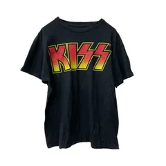 KISS 半袖 プリントTシャツ M ブラック キス プルオーバー バンドT メタル 古着卸 アメリカ仕入 a705-6433