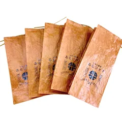 柿渋米袋：sanrica　30kg x５袋・10kg x６袋 ６度塗り 柿渋米袋：sanrica 30kg x5袋・10kg x6袋 6度塗り 柿渋米袋
