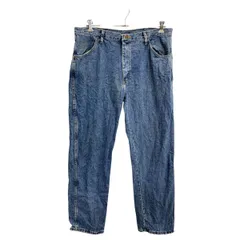 RUSTLER デニムパンツ W38 ラスラー ビッグサイズ ブルー コットン メキシコ製 古着卸 アメリカ仕入 2502-1081