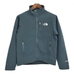 THE NORTH FACE ノースフェイス APEX ソフトシェルジャケット アウトドア ネイビー (メンズ S) 中古 古着 T1493