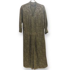 JUNYA WATANABE COMME des GARCONS ジュンヤワタナベ コムデギャルソン ワンピース ドレス スパンコール AD2003 JM-O064 カーキ レディース 春 recollect有明ガーデン店 23 No.国102Y