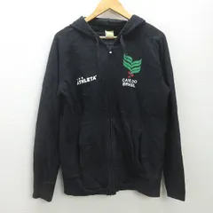 G■アスレタ/ATHLETA フルジップパーカー/フットサルウェア【O】黒系/men's/51【中古】■