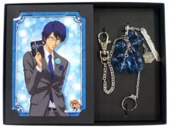 【中古】キーホルダー・マスコット(キャラクター) 忍足侑士 バースデーチャーム(イラストシート付き) 「新テニスの王子様」のサムネイル