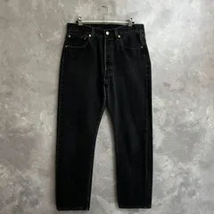 90s USA製 Levi’s 501 0660 ブラック 32×30 USA製 ブラックマジック