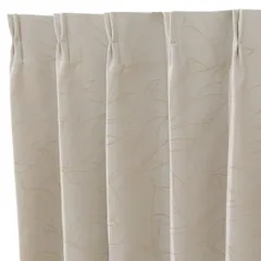 ニトリ 遮光1級 遮熱 遮音 カーテン リラ 100X135cm 2枚入り アイボリー NITORI 7325332