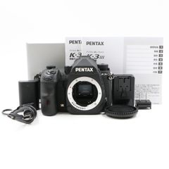 【極上品】PENTAX ペンタックス K-3 III ブラック ショット数81,068枚!