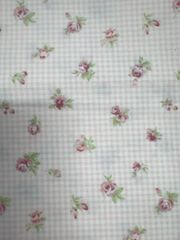 yuwa 薄いのピンク薔薇生地108X50cm