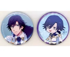 【中古】バッジ・ピンズ 一ノ瀬トキヤ 缶バッジ2個セット 「ブロッコリーくじ うたの☆プリンスさまっ♪ Ice Crystal Ver.」 D賞