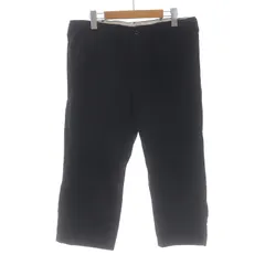 ザ・ダファー・オブ・セントジョージ The DUFFER of ST.GEORGE テーパードパンツ スラックス クロップド L 黒 ブラック ■GY99 /SI12のサムネイル