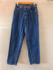 90's eddie bauer エディーバウアー デニム ジーンズ テーパード メキシコ製 レディース サイズ４（ W31~32 ））のサムネイル
