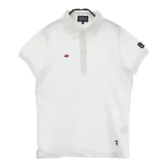 サイズ：0 PEARLY GATES パーリーゲイツ  半袖ポロシャツ  ホワイト系 [240101454998] ゴルフウェア レディース ストスト