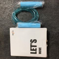 ★新品★ MELORIY 縄跳び トレーニング用 縄跳び 高速シャフト 長さ調節可　ブルー