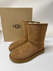 【新品未使用】 UGG 1016223 アグ ブーツ レディース クラシック ショート ムートン II W_CLASSIC_SHORT_II CHESTNUT US7 24cm