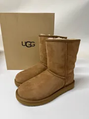 【新品未使用】 UGG 1016223 アグ ブーツ レディース クラシック ショート ムートン II W_CLASSIC_SHORT_II CHESTNUT US7 24cm ★