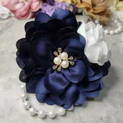 コサージュ 卒園式　卒業式　入園式入学式 結婚式 発表会 ＊フォーマルコサージュ＊パールブローチ262