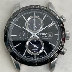 稼働/訳アリ】SEIKO 黒クロノ 6t63-00b0 メンズ腕時計 qz - メルカリ