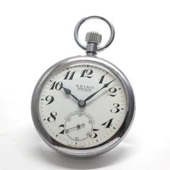 19セイコー プレシジョン 懐中時計  /昭40　中支2266　国鉄 / 15石 / 秒針止め機能 / 絶版時計 / 19seiko-1247