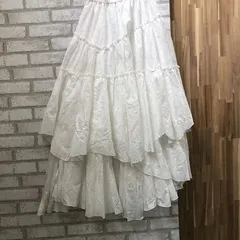 0208S ロングフリルスカート