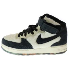 NIKE (ナイキ) AIR FORCE 1 MID 07 PRM CULTURE DAY エアフォース1 カルチャーデイ ミッドカットスニーカー ブラック/ホワイト US8/26cm DO2123-113
