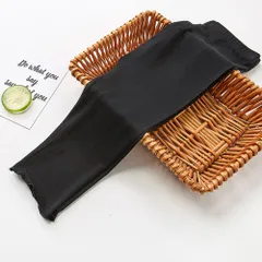 ☆ ブラック ☆ 140cm ☆ フリルキッズレギンス 7分丈 yklgi7 キッズ レギンス 7分丈 フリル付き スパッツ 薄手 UVカット 無地 子供 こども 子ども 女の子 ガールズ ジュニア シンプル お肌に優しい おしゃれ ボトムス