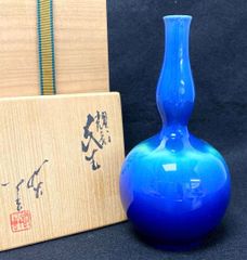 【共箱・栞付】有田焼 辻聡彦「ロンドンの朝」花瓶 壺 一輪挿し インテリア 共箱・栞付】有田焼 辻聡彦「ロンドンの朝」花瓶 壺 一輪挿し