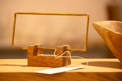 BRASS フレーム W／WOOD スタンド（S）