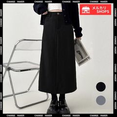 ハイウエスト スリット ロングスーツスカート ロングスカート レディース バックスリットスカート ビジネス オシャレ 大人きれいめ ボトムス ポケット付き スカート お洒落 脚長 無地 通勤 カジュアルスカート 韓国ファッション CH98YINNA-001