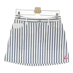 サイズ：11 LECOQ GOLF ルコックゴルフ 2022年モデル スカート ストライプ柄 ホワイト系 [240101213887]# ゴルフウェア レディース ストスト