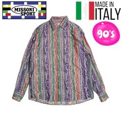 Messori 長袖シャツ イタリア製 Lサイズ - メルカリ