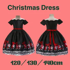 サイズ選べる　120 130 140 クリスマスドレス　ナイトクリスマス　キッズドレス　ワンピース
