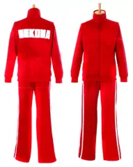 【中古】コスプレ衣装・グッズ(キャラクター) 音駒高校バレーボール部 ジャージ(上下セット) レッド Mサイズ 「ハイキュー!!」